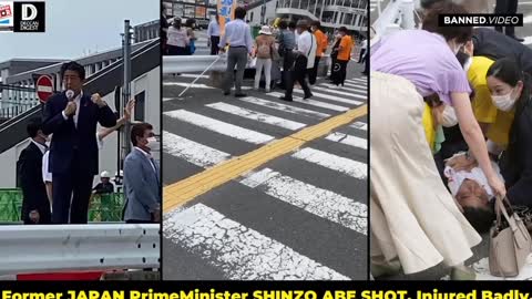 20220708 VIDEO MONTAGE OF FORMER JAPANESE PM SHINZO ASSISSINATION