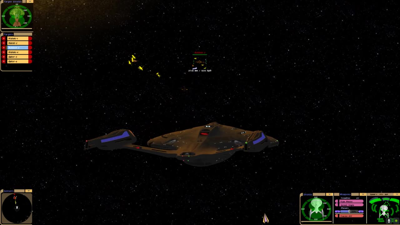 DJ Curtis Enterprise F vs. Cardassian Ships