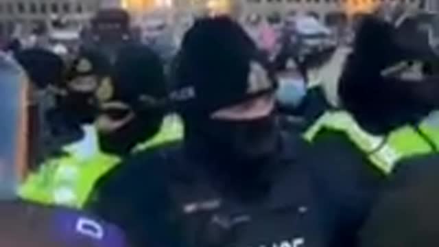 RCMP trampled handicap woman with walker