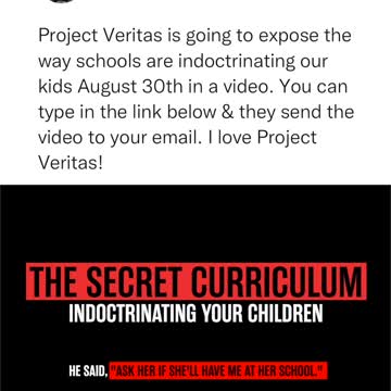 School - Project Veritas What They Teach Our Kids 1