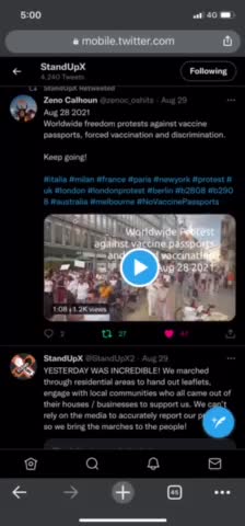 Worldwide resistance!