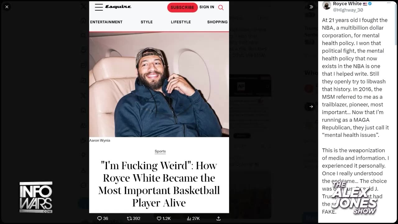 Royce White— Now Officially A Republican Candidate For US Senate In Minnesota