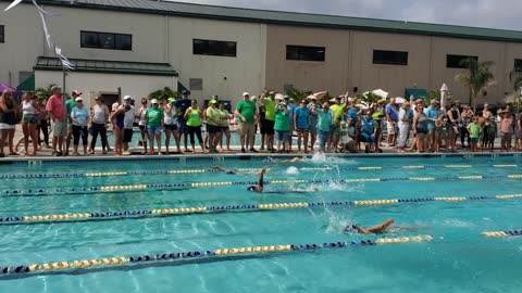 17 Jul 2022 7&8 25m backstroke - Fountain Green @ Arena Club