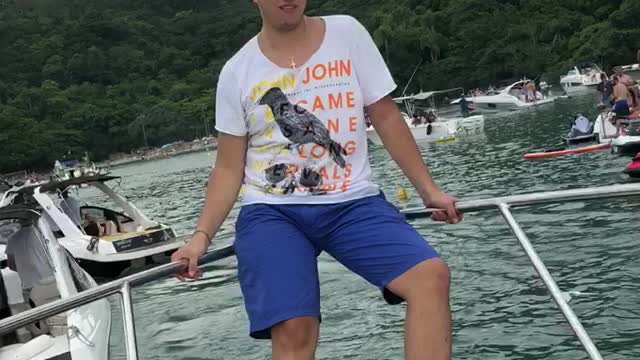 Funny Dude Face-Plants While Dancing On A Boat