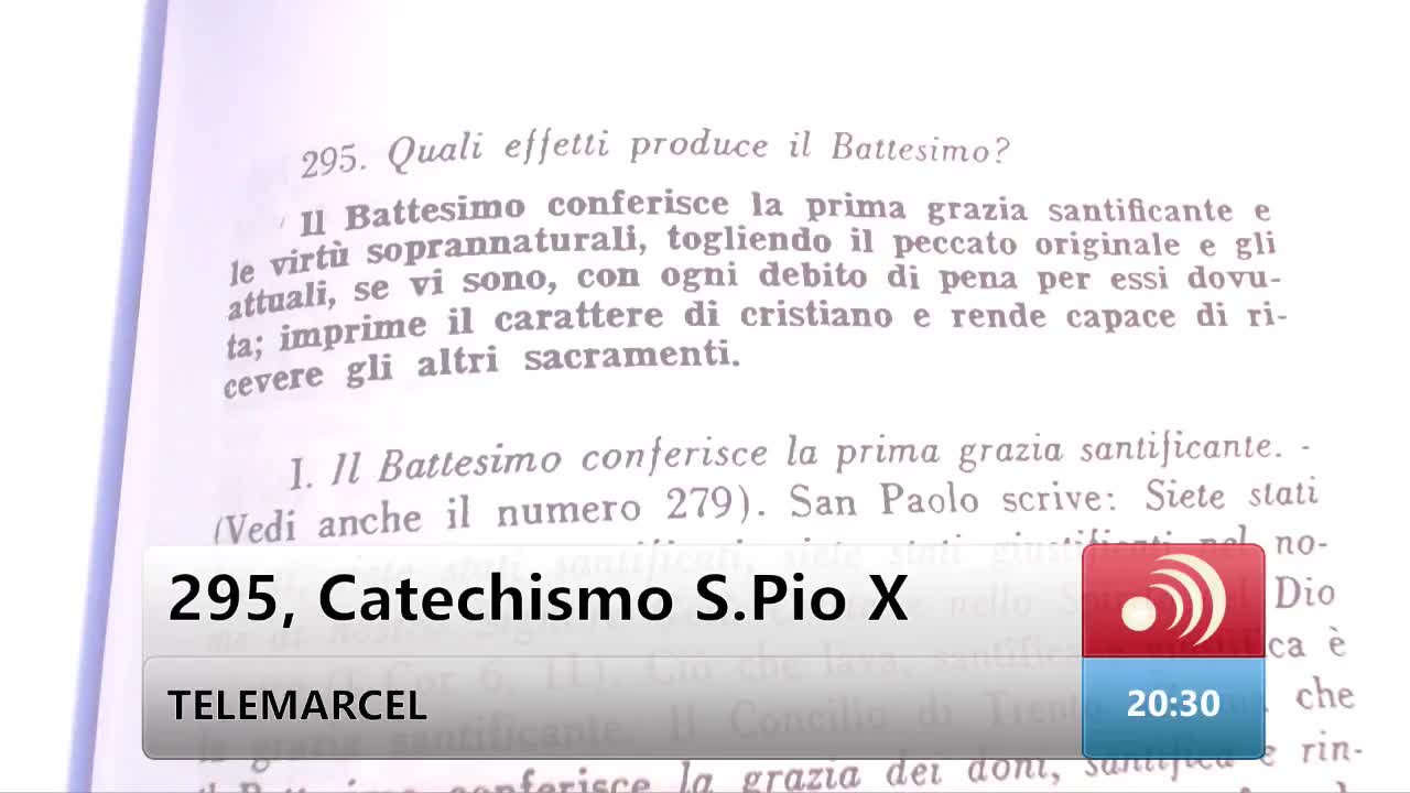 295 (seconda parte) Catechismo San Pio X