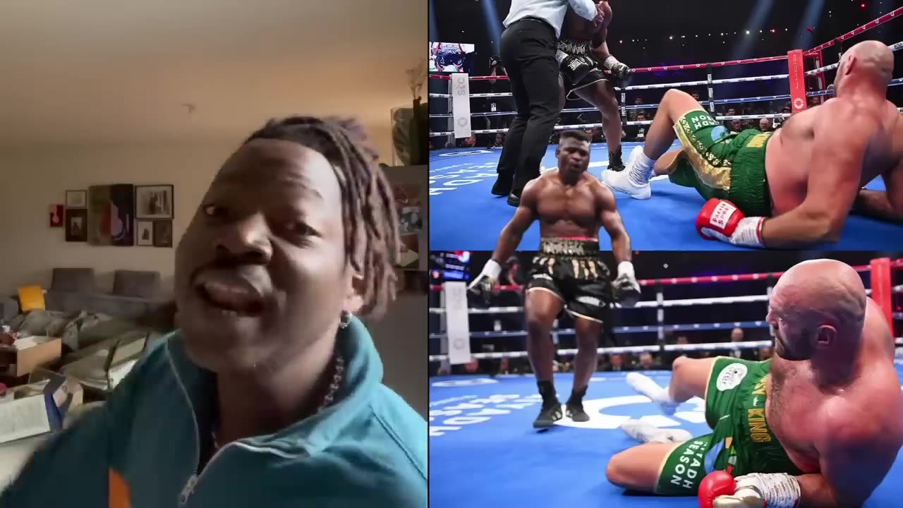 FRANCIS NGANNOU A FRACASSER TYSON FURY MAIS ON A ASSISTÉ À UN VOL SPONSORISÉ