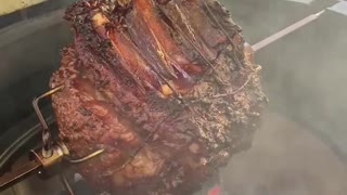 Prime rib on the Kamado Joe