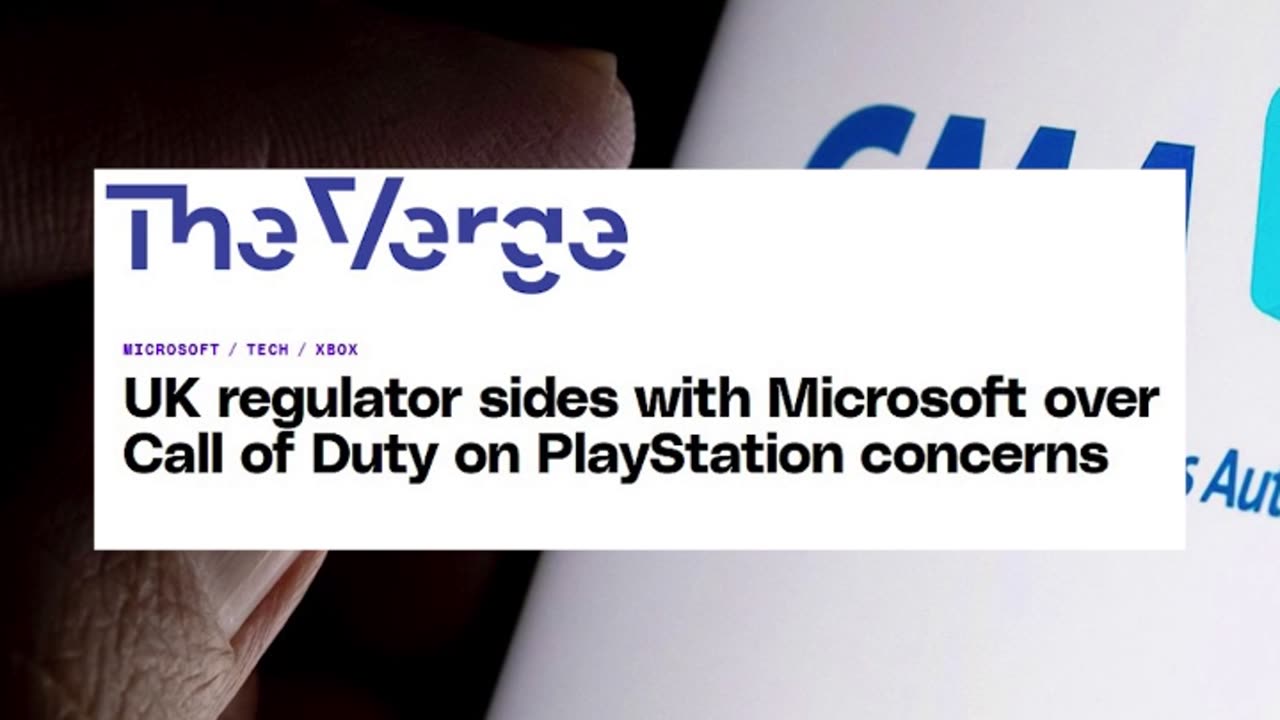 UK concerns about Microsoft Activision Merger