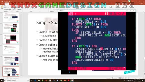 Pico-8 - Knox Game Design, July 2019