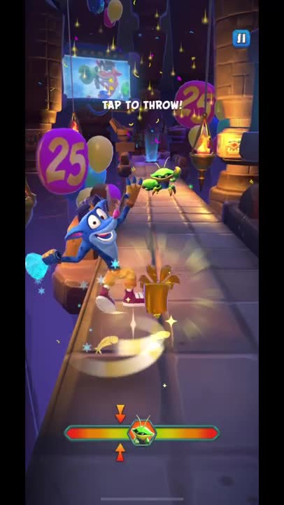 Season 5 Boss Nitro Crab Battle Run Gameplay - Crash Bandicoot: On The Run!