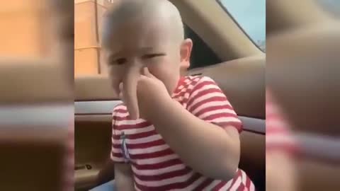 Cute children funny🤣 camera reaction