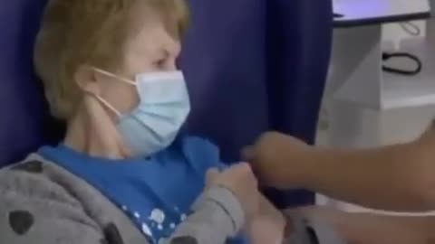 First patient to get the vaccine