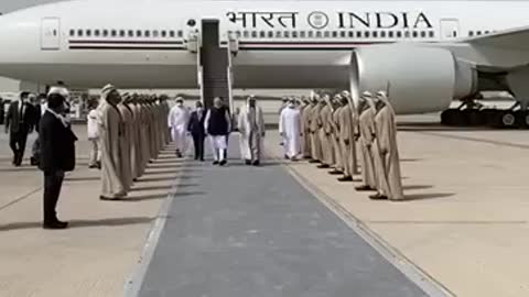 PM Modi and UAE President in Abu Dhabi