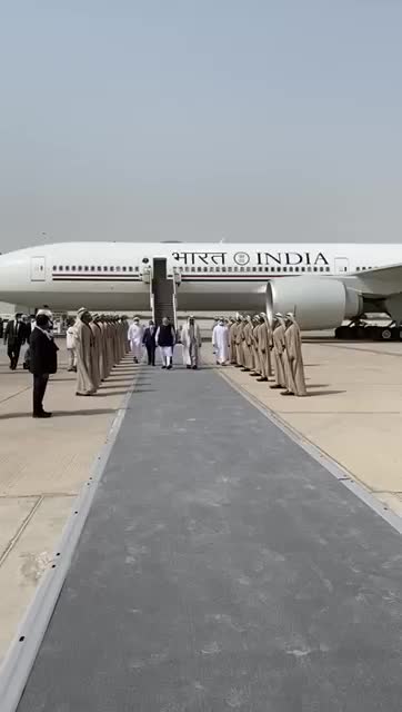 PM Modi and UAE President in Abu Dhabi