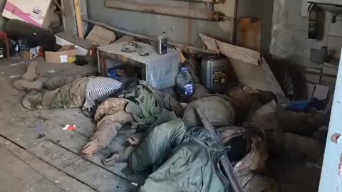 GRAPHIC: Dead bodies of Ukrainian paratroopers near Avdiivka