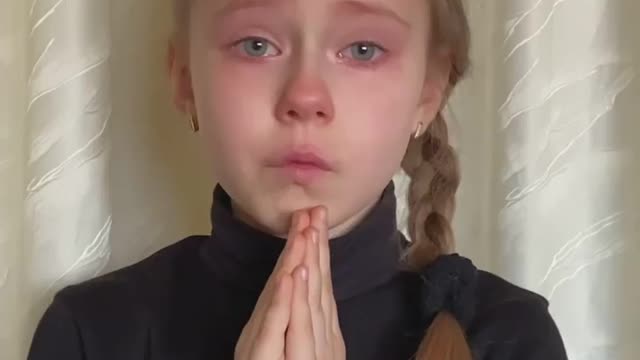 Little girl appeals for peace in viral video amid Russia-Ukraine crisis. Internet reacts