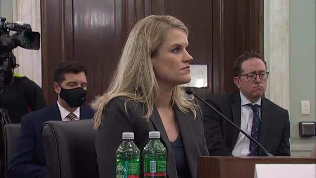 Facebook whistleblower testifies in U.S.Senate Oct. 5, 2021