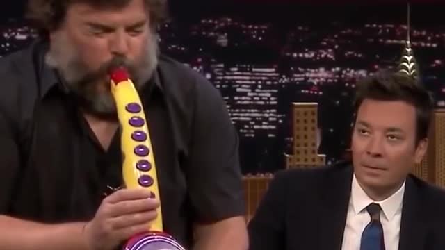 Jack Black Playing the Sax Meme