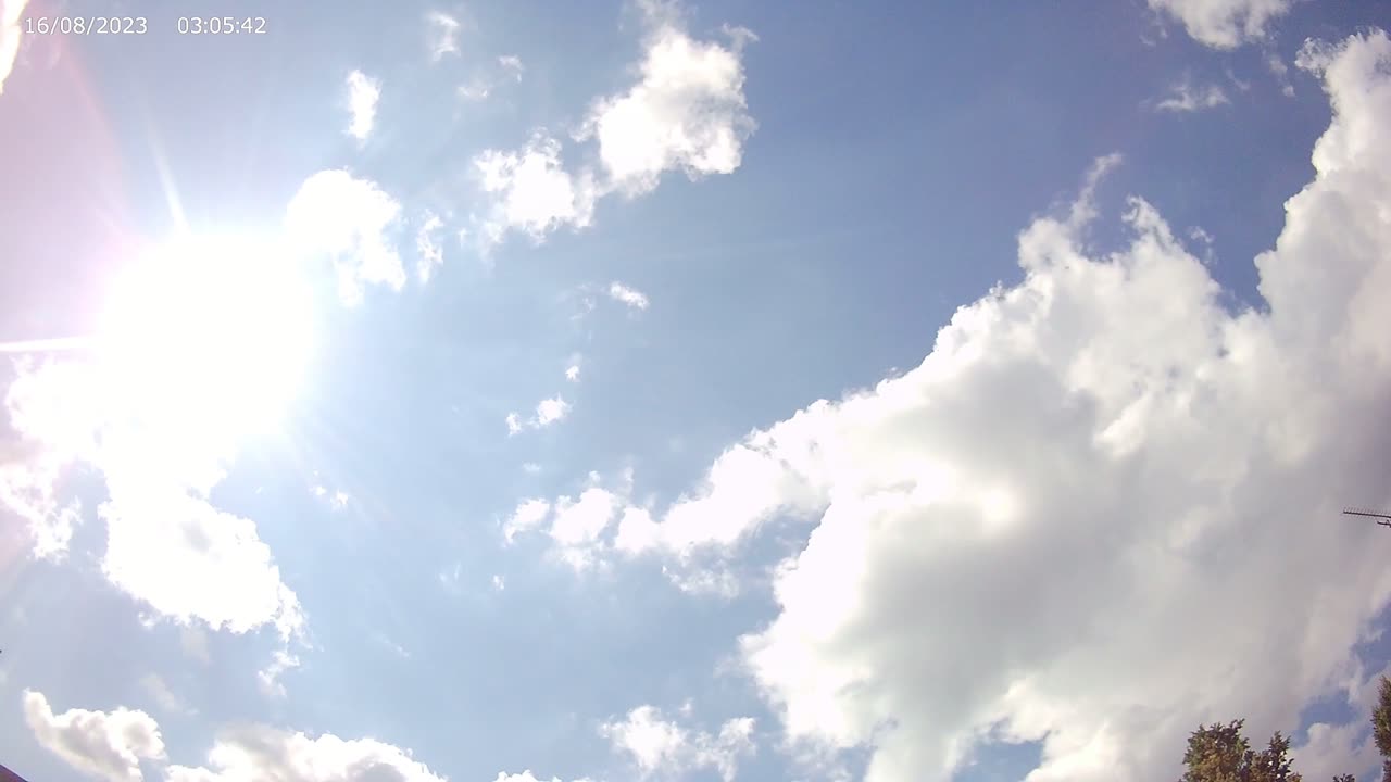 Sky Timelapse #150 - 4K - 15/8/2023