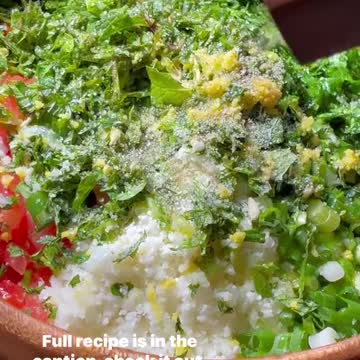 Keto tabbouleh salad