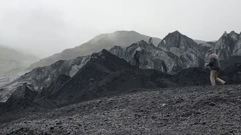 Volcano Dust covers all area in isolated island