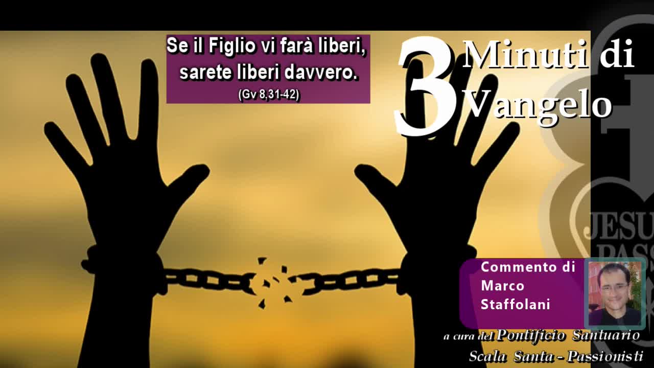 GESù disse:«In verità,in verità io vi dico:che CHIUNQUE COMMETTE PECCATO è SCHIAVO DEL PECCATO.Ora, lo schiavo non resta per sempre nella casa;il figlio vi resta per sempre.Se dunque GESù vi farà liberi,sarete liberi davvero.»Gv8