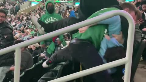 More fight in stands than the celtics on defence