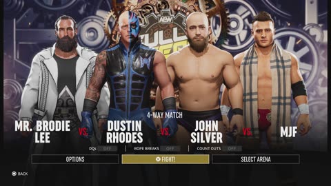 MATCH 139 MJF VS DUSTIN VS BRODIE VS SILVER WITH COMMENTARY