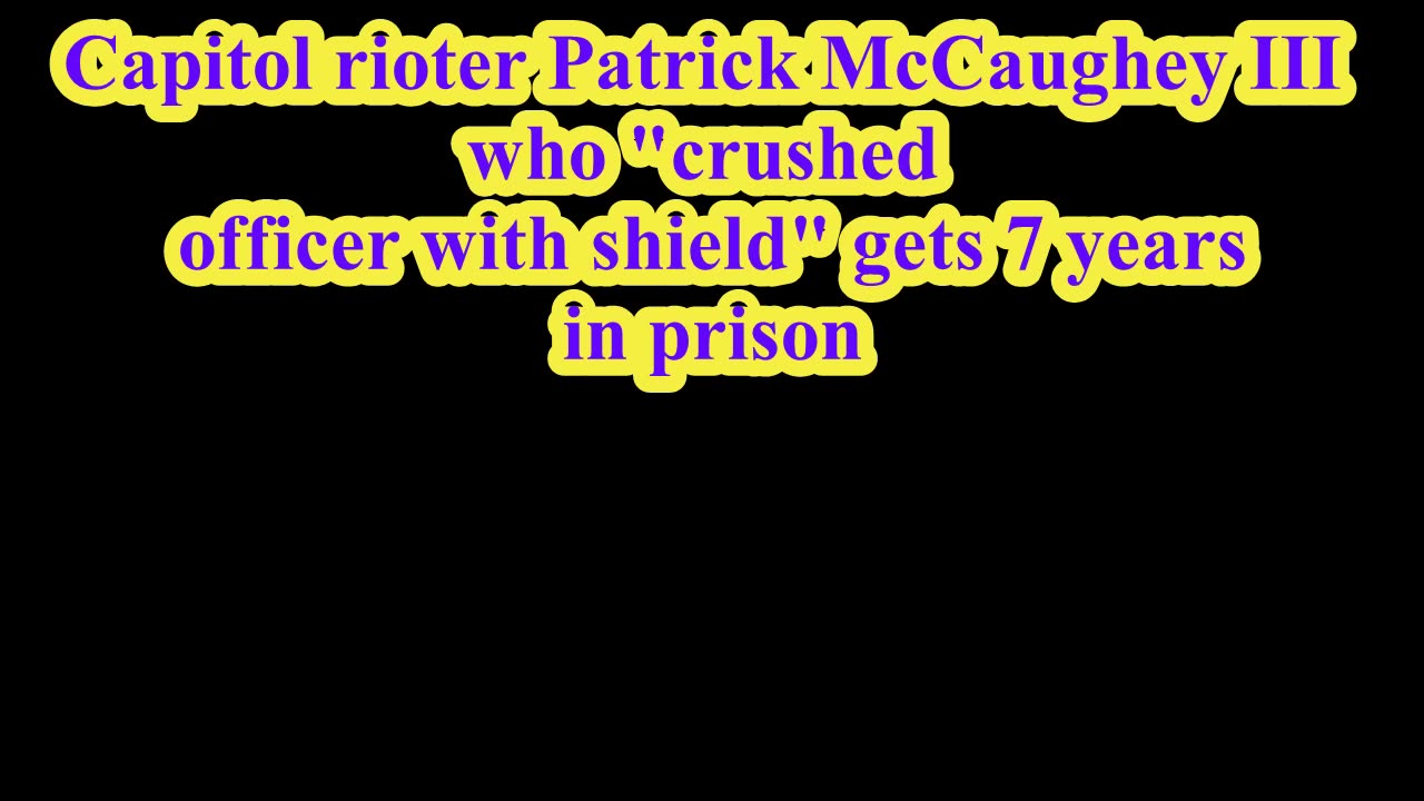 Patrick McCaughey III Saving cops life