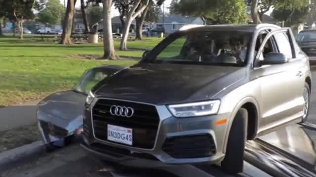 Car Hit back car accidentally