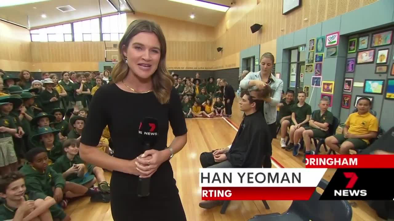 Melbourne students inspired to shave together to save together