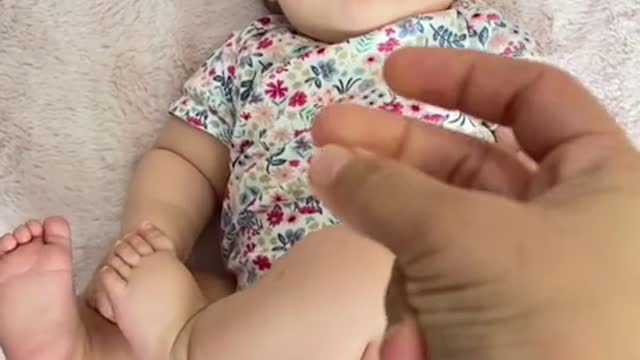 Cute funny baby girl video