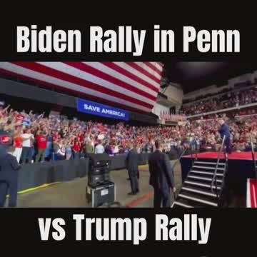 Biden Rally v Trump Rally