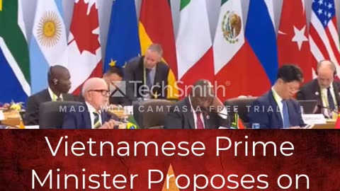 Vietnamese Prime Minister Proposes on Poverty Reduction at G20. #vietnam