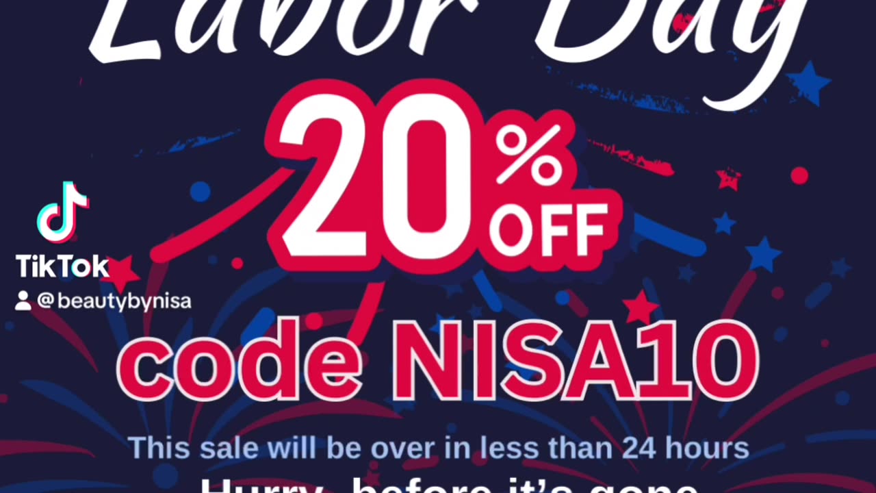 20% OFF SALE (code NISA10)