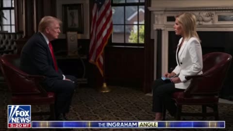 President Trump interview on Ingram Angle part 1