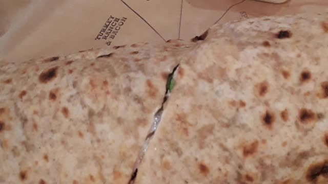 Turkey bacon ranch wrap