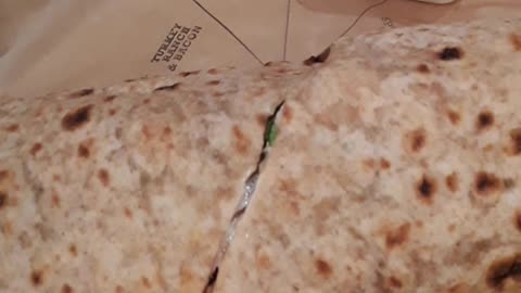 Turkey bacon ranch wrap