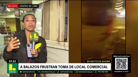 Capturan a más de 45 sujetos a balazos: Estaban intentando tomar local comercial en Cercado de Lima