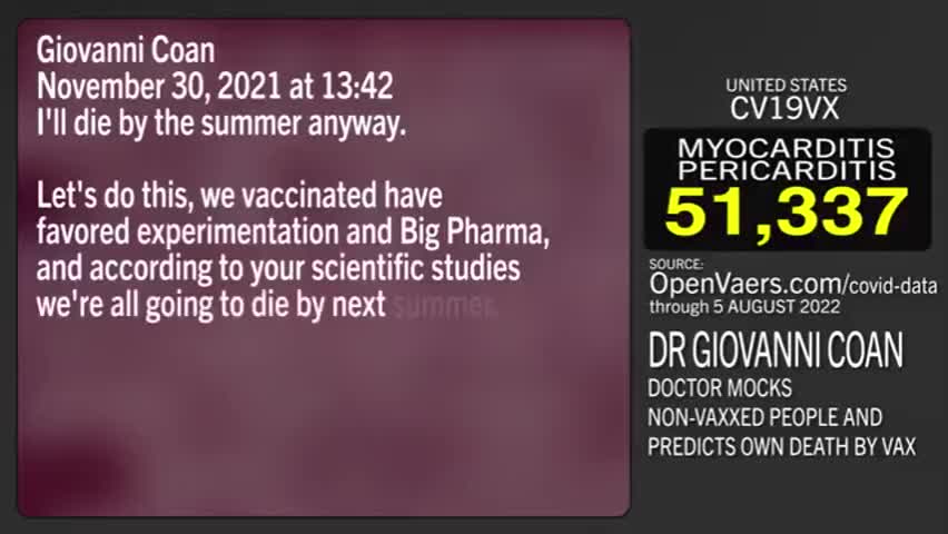 ⚫1588. EXPOSING💉THE VACCINE HOLOCAUST