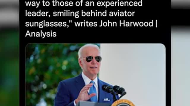 BREAKING: Biden Wears Sunglasses