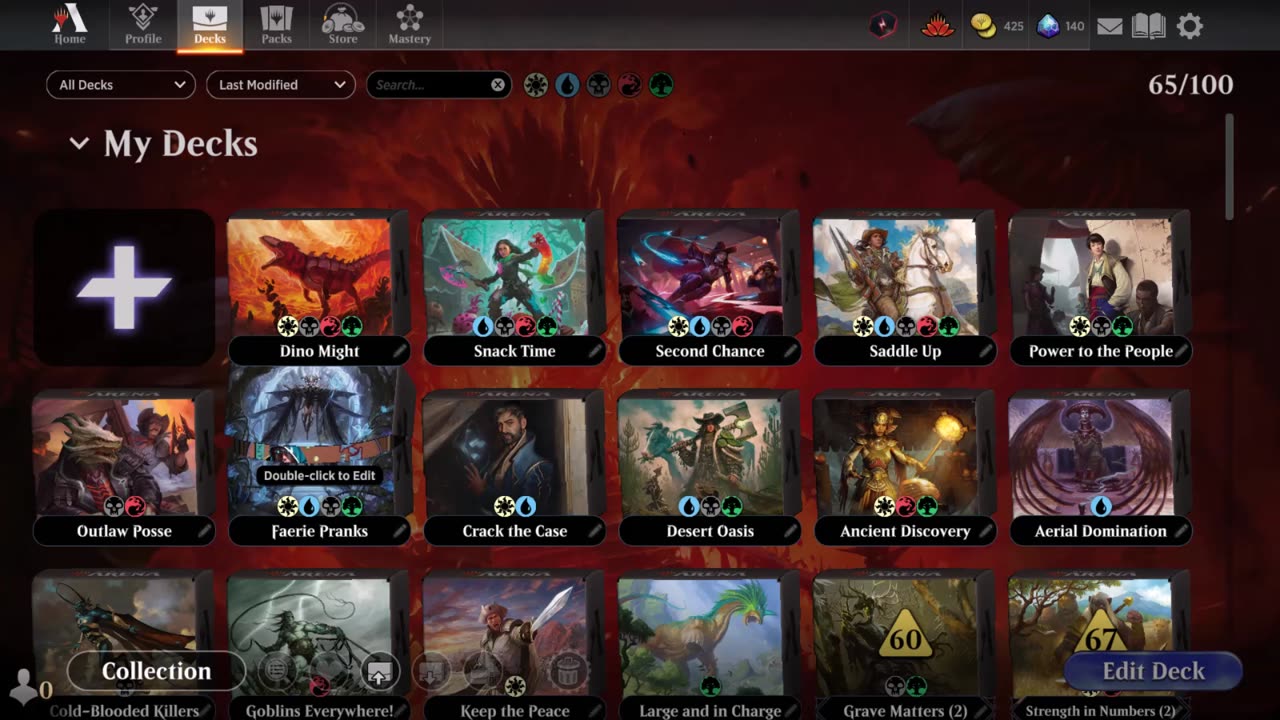 Magic the Gathering Arena: Watch me duel Pro. players in the Ranked format, Match 2 out of 3