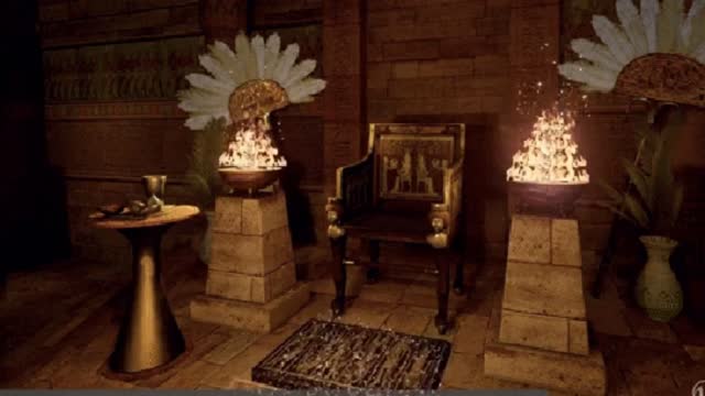 Sound of the Egyptian Pharaohs' Throne Room | Egyptian Pharaoh Throne Room Meditation