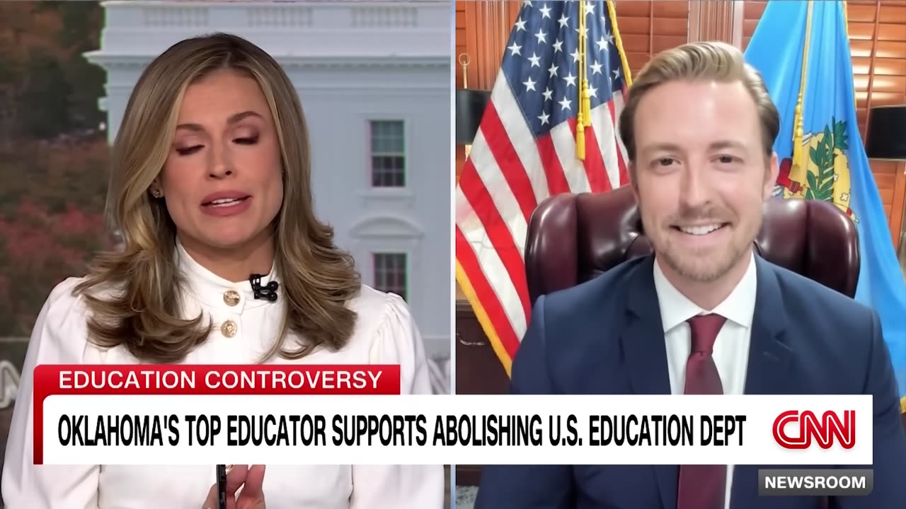 🔥 Oklahoma's State Superintendent Ryan Walters triggers CNN host Pamala Brown's demons! 🙏