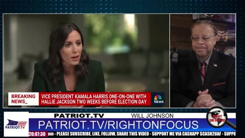 KAMALA GETS DEFENSIVE IN NBC INTERVIEW