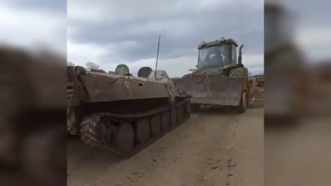 Ukrainian villagers and spoils