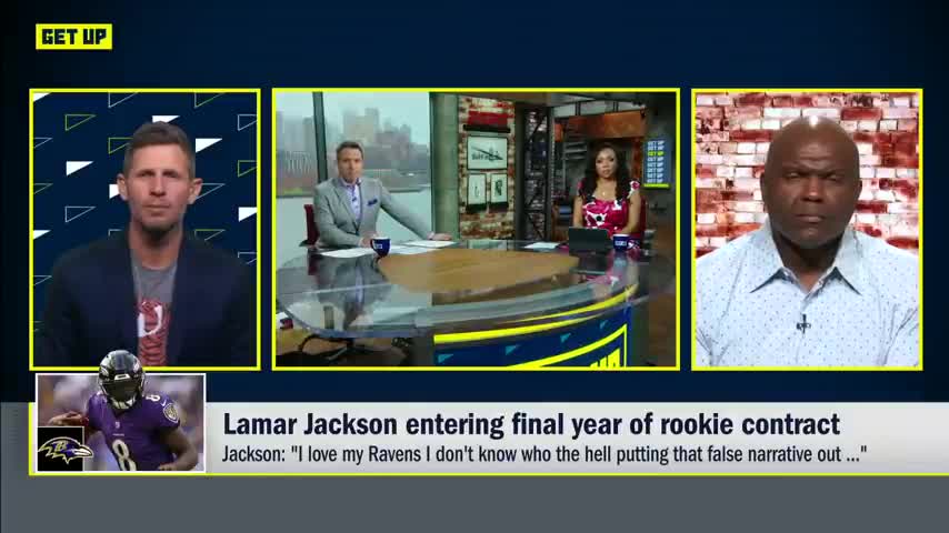 Lamar Jackson is betting on himself! - Kimberley Martin on his contract talks - Get Up