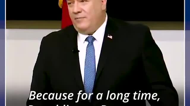 Secretary of State Mike Pompeo explains, perfectly, the "China Problem"