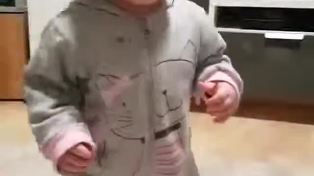baby boy trying to dance !must watch funny cute