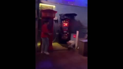 Dumbass cracks skull